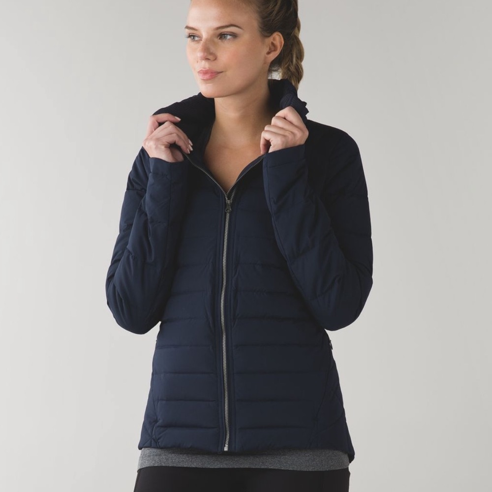 RARE Lululemon Fluffed Up Jacket navy